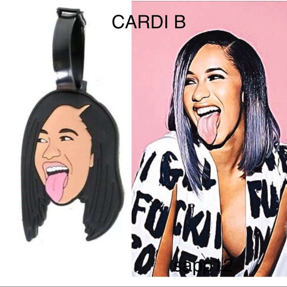 Bags | Cardi B Backpackluggage Id Tag Okurr | Poshmark